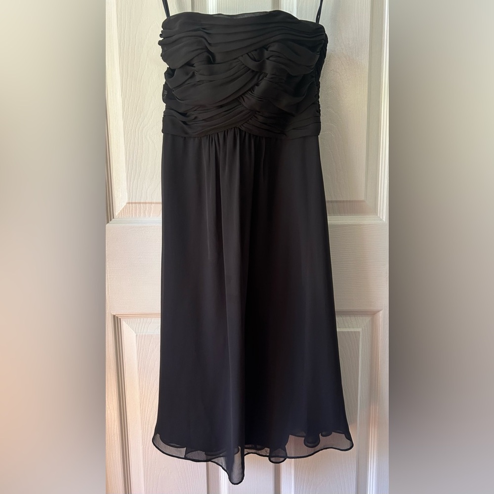 White House/Black Market little black strapless dress, size 0